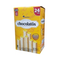 1 KOTAK CHOCOLATOS WAFER ROLL LONG ISI 24