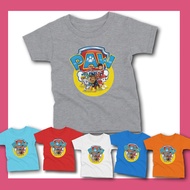 เสื้อเด็ก พร้อมส่งในไทย การ์ตูนขบวนการเจ้าตูบสี่ขา ผ้า cotton 100% paw patrol ลายกลุ่มB