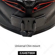 2025 Motorcycle Helmet Chin Mount For Gopro Hero 13 12 11 10 9 Insta360 X4 X3 X2 Ace Pro 2 Dji 5pro 
