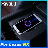 QI Wireless Charging For Lexus NX NX300h NX300 NX200 NX200t Accessories 15W Fast Phone Charger Pad I