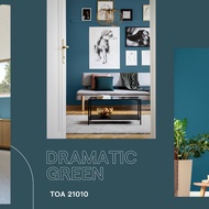 TOA Organic ออร์แกนิค สีทาบ้าน เฉดสี 21001 เนียน กึ่งเงา ขนาด 3.5 ลิตร สีทาภายใน เกรดสูงสุดของ TOA ก