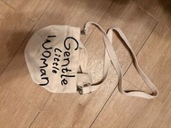 Gentle woman little tote bag