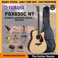 Yamaha FGX830C Dreadnought Cutaway Acoustic-Electric Guitar - Natural