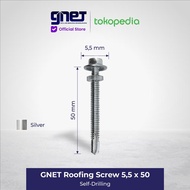 GNET Roofing Screw | Skrup Atap Baja Ringan Anti Bocor