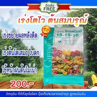 ปุ๋ย ยา Giffarine กิฟฟารีน ปุ๋ยเกล็ด โกรแม็กซ์ สูตร 15-15-15 สูตรเสมอ พัฒนาทุกส่วนของลำต้น สวน ดิน ฉ