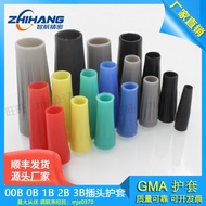 FGG0BGMA1B 2B3B Plug Tail Sheath TGG PU Tail Cap 00B Aviation Plug Plastic Wire Cover Black