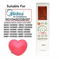 （No backlight）Midea RG10A(B2S)BGEF Air Cond Aircond Air Conditioner Remote Control for  RG10A4(D ) /