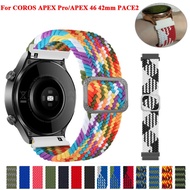 For COROS PACE 2 Sport Braided SOLO LOOP Strap Smart Band Watchband For COROS APEX Pro Wristband APEX 46 42mm Bracelet Watchbelt