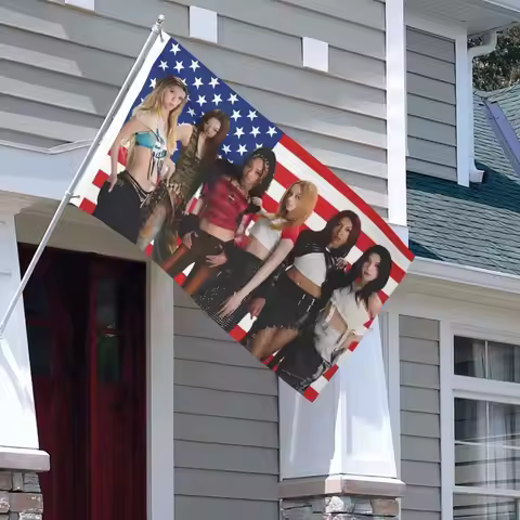 Katseye Kpop Music Flag Indoor Outdoor Banner All Weather Decoration Fade Proof 2x3 3x5 4x6 5x8 FT F