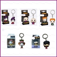 HT FUNKO POP Hocus Pocus Figure Dolls Keychain Gift For Kids Winifred Elvira Mad Hatter Sarah Mary T
