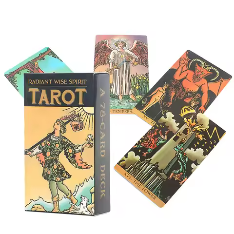 Tarot Series Divination Cards Game 12*7cm Paper Cards For Family Friends Party Game Universal Tarot 