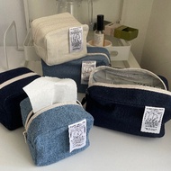 SEPTEMBER SPRING Frank Denim Pouch / Tempat Penyimpanan Premium