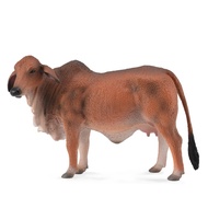 Collecta Farm Life Model 88600 - Brahman Cow Red Figure Toy