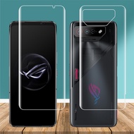 Ultra Thin Hydrogel Film For Asus ROG Phone 7 ROG7 Phone7 Ultimate Pro 6.78" Clear Soft TPU Front Back Full Cover Screen Protector Film