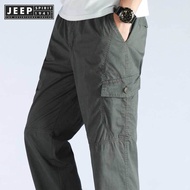 JEEP SPIRIT 1941 ESTD Men's casual pants loose sports pants straight leg pants