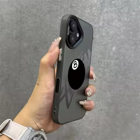 Fashion Number 8 Phone Case For iPhone 17 16e 16 15 14 13 12 11 mini Pro Max X XR XSMAX 8 7 Air Plus