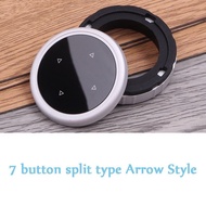 BMW Car Center Console Multimedia Button Cover Decor Trim For BMW 3 4 5 6 X5 X6 Series iDRIVE Interi