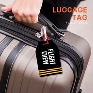 Happylife Luggage Tag FLIGHT CREW Acrylic Waterproof Strong Beautiful Design