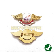 Kai Badge Wing Pin Indonesian Railway Logo Work Attribute
