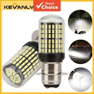 KEVANLY 1pc LED DC12-80V 9W 144SMD P15D H4 BA20D KEVANLY 1 Keping Lampu Depan Motosikal LED 12-80V 9