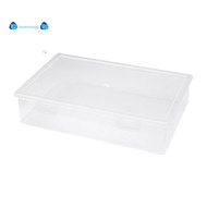 Plastic File Organizer Transparent Square Storage Box A4 Storage Box File Storage Box