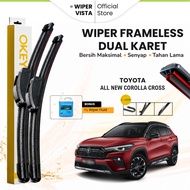 TOYOTA Wiper All New Corolla Cross Dual Car Windshield Wiper Free Fluid
