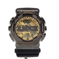 CASIO mens watches ×NEW ERA quartz wrist watch Digiana -- GLD BLK SS GM-110NE Direct from Japan Seco