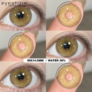 Eyeshare Contact Lens 1Pair ESTONIA Brown 14.5mm Big Eyes Comfortable Brown Contact Lenses Korea Eye