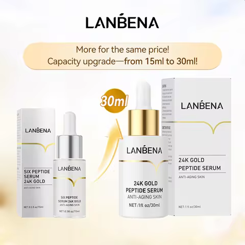 LANBENA Full Range Of Serums: Vitamin C Retinol Pore Tightening Acne Treatment 24K Anti-Aging – Ther