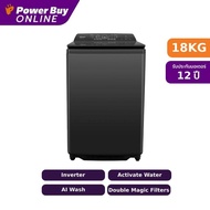 ·Hisense Inverter Top-Loading Washing Machine 18 kg Model Wt180Q30 As the Picture One