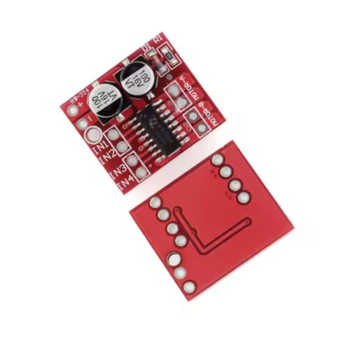 Mini L298N 2 Channel DC Motor Driver Module 1.5A Dual H-Bridge for Arduino Uno R3 Smart Car Robot En