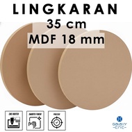Circle 35 cm - MDF 18 mm - MDF board MDF wood board/