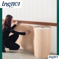 70cmX500cm Big Size Wallpaper Dinding 3D Imitation Wood Grain Peel & Stick Waterproof Foam Wall Pane