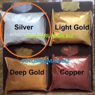 PEWARNA SILVER ALUMINIUM PERAK SERBUK POWDER BUBUK MUTIARA per kg