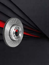 brembo | จานเบรกแบบเจาะและมีร่องสำหรับ Mercedes E-Class E63 AMG