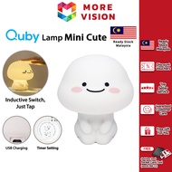 Quby Lamp Cute Bear Clever Baby Night Sleep Light Lampu Patung TikTOK Doll Desk Table Bedside Bedroo