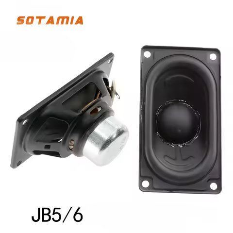 SOTAMIA 2Pcs 4580 Mini Speaker Audio 4 Ohm 20W Mid-bass Sound Music Loudspeaker DIY Portable Bluetoo