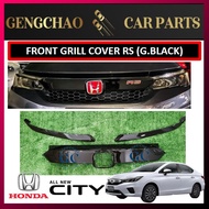 HONDA CITY HATCHBACK 2022 / CITY GN2 RS FRONT GRILL COVER / FRONT GRILL GLOSSY BLACK COLOR