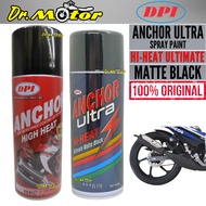HI TEMP MATT BLACK HITAM MATTE MATI HIGH TEMPERATURE 600 H2 A1H ANCHOR ULTRA CAT SPRAY EXHAUST EXOZ 