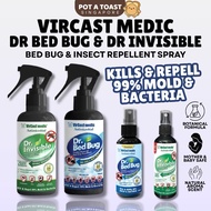 VIRCAST MEDIC Dr Bed Bug & Dr Invisible — Natural Bugs Repellent Bed Bugs & Dust Mites