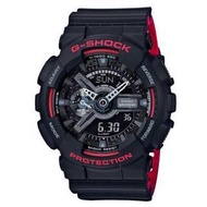 G-shock GA 110 Two-Color Black Red Men's Popular Hot-selling Sports Watch Waterproof