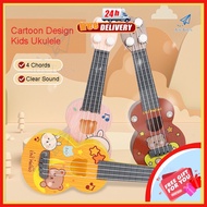 JoyToys Small Size Cartoon Design Kids Ukulele Guitar Toys For Baby Toddler Children Music Instrumen