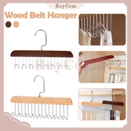 GANTUNGAN 8-Hook Hanger Wood Belt Hanger Anti-Slip Clothes Hanger/