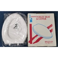 KiaQuest INAX CF5LKN Elongated Replacement Toilet Seat Cover - White / IVORY / Pink / Dark Blue / Ma