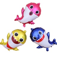 1pc baby shark aluminum balloon ball baby birthday party layout decor balloon