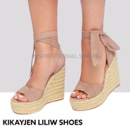 KIKAYJEN LILIW MADE FASHION GLADIATOR WEDGE SANDALS SHOES