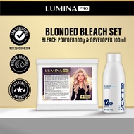 LUMINAPRO Hair Bleach Full Set for hair bleaching Peluntur Rambut Hair Color Hair Dye Pewarna Rambut