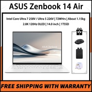ASUS Zenbook 14 Air Core Ultra 7 258V Ultra 5 226V 2.8K 120Hz OLED UX5406S ASUS Zenbook S 14 Laptop 