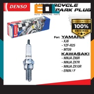[100% ORIGINAL] DENSO Motorcycle Spark Plug U27ESR-N For Yamaha Kawasaki - 067700-5390 (1pc)