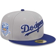LA Los Angeles Dodgers 59FIFTY Cooperstown 50th Anniversary (1958-2008) Side Patch Fitted Cap, Hat